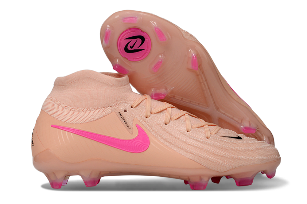 Phantom Luna Elite NU Super A Men's Full Knit Waterproof FG Soccer Shoes - Crimson Tint/Pink Blast