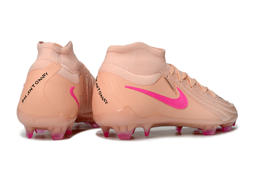 Phantom Luna Elite NU Super A Men's Full Knit Waterproof FG Soccer Shoes - Crimson Tint/Pink Blast