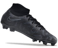 Phantom Luna Elite NU Super A Men's Full Knit Waterproof FG Soccer Shoes - Deep Jungle Black