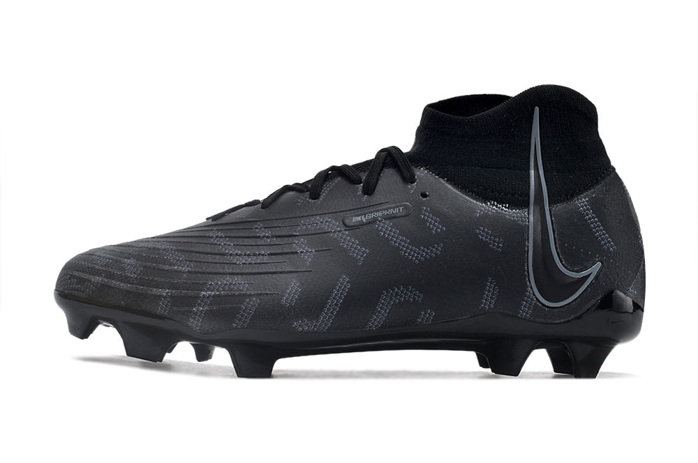 Phantom Luna Elite NU Super A Men's Full Knit Waterproof FG Soccer Shoes - Deep Jungle Black