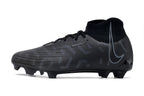Phantom Luna Elite NU Super A Men's Full Knit Waterproof FG Soccer Shoes - Deep Jungle Black