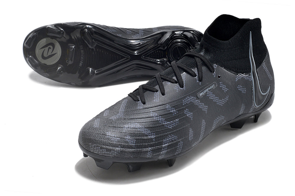 Phantom Luna Elite NU Super A Men's Full Knit Waterproof FG Soccer Shoes - Deep Jungle Black