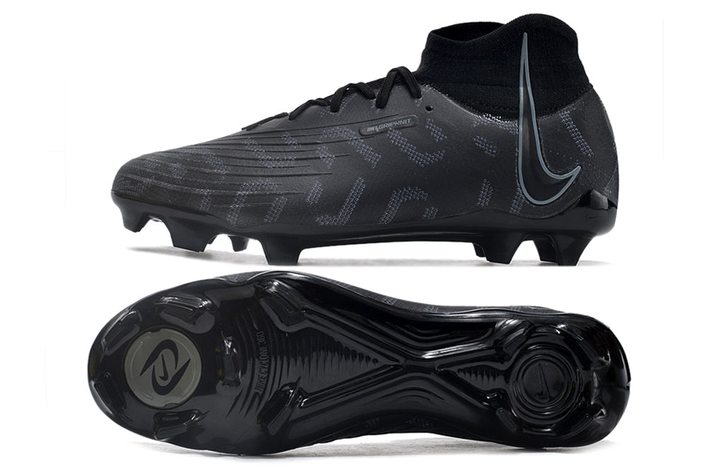 Phantom Luna Elite NU Super A Men's Full Knit Waterproof FG Soccer Shoes - Deep Jungle Black