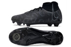 Phantom Luna Elite NU Super A Men's Full Knit Waterproof FG Soccer Shoes - Deep Jungle Black