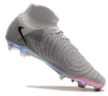 Phantom Luna Elite NU Super A Men's Full Knit Waterproof FG Soccer Shoes - Gray/Black