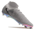 Phantom Luna Elite NU Super A Men's Full Knit Waterproof FG Soccer Shoes - Gray/Black