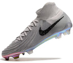 Phantom Luna Elite NU Super A Men's Full Knit Waterproof FG Soccer Shoes - Gray/Black