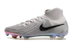 Phantom Luna Elite NU Super A Men's Full Knit Waterproof FG Soccer Shoes - Gray/Black