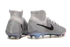 Phantom Luna Elite NU Super A Men's Full Knit Waterproof FG Soccer Shoes - Gray/Black