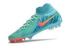 Phantom Luna Elite NU Super A Men's Full Knit Waterproof FG Soccer Shoes - Green/Blue/Pink