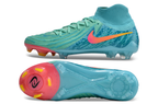 Phantom Luna Elite NU Super A Men's Full Knit Waterproof FG Soccer Shoes - Green/Blue/Pink