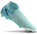 Phantom Luna Elite NU Super A Men's Full Knit Waterproof FG Soccer Shoes - Green/Blue/White/Black