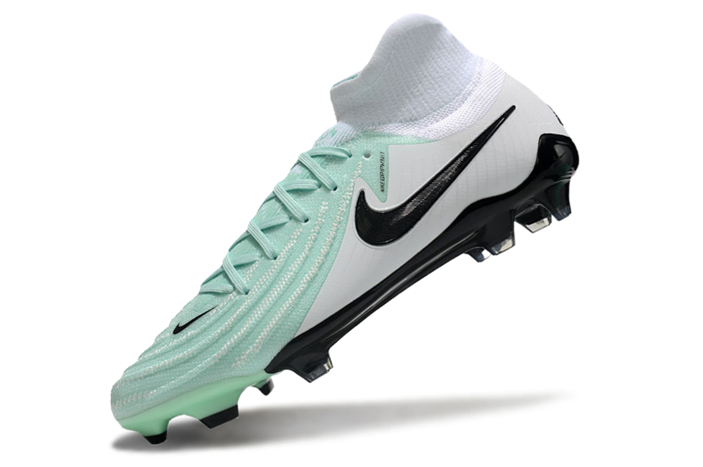 Phantom Luna Elite NU Super A Men's Full Knit Waterproof FG Soccer Shoes - Light Green/White/Black