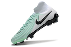 Phantom Luna Elite NU Super A Men's Full Knit Waterproof FG Soccer Shoes - Light Green/White/Black