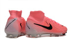 Phantom Luna Elite NU Super A Men's Full Knit Waterproof FG Soccer Shoes - Light Pink/Black
