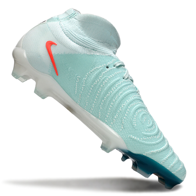 Phantom Luna Elite NU Super A Men's Full Knit Waterproof FG Soccer Shoes - Mint/Atomic Red/Off Noir