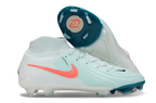 Phantom Luna Elite NU Super A Men's Full Knit Waterproof FG Soccer Shoes - Mint/Atomic Red/Off Noir