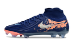 Phantom Luna Elite NU Super A Men's Full Knit Waterproof FG Soccer Shoes - Navy Blue/Beige