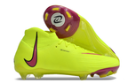 Phantom Luna Elite NU Super A Men's Full Knit Waterproof FG Soccer Shoes - Neon Yellow/Pink