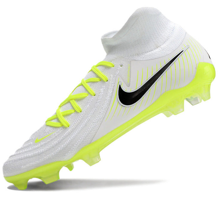 Phantom Luna Elite NU Super A Men's Full Knit Waterproof FG Soccer Shoes - Neon Yellow/White/Black