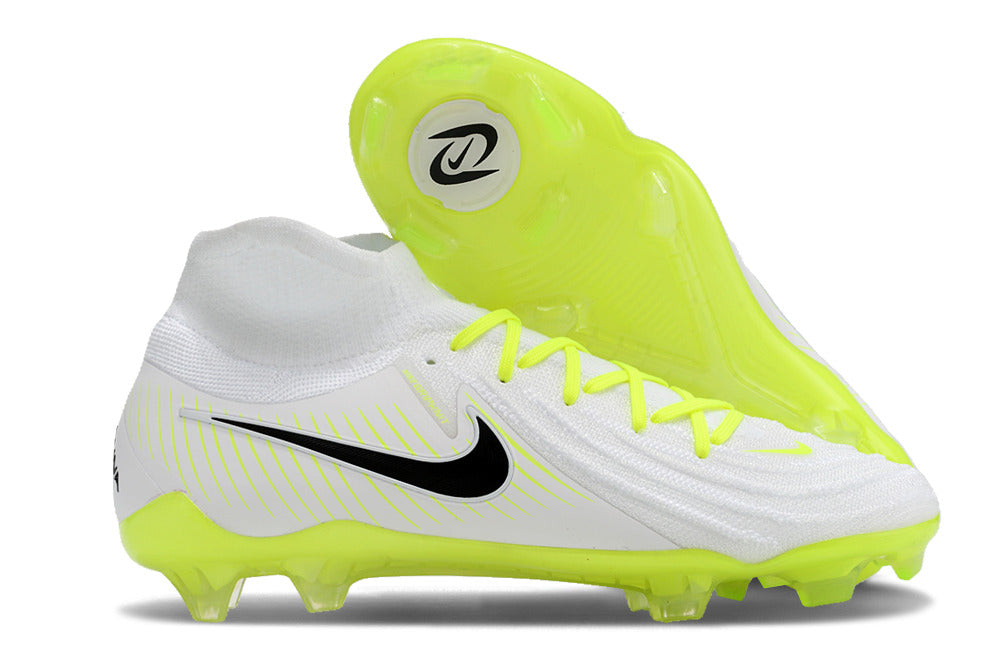 Phantom Luna Elite NU Super A Men's Full Knit Waterproof FG Soccer Shoes - Neon Yellow/White/Black