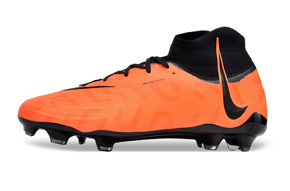 Phantom Luna Elite NU Super A Men's Full Knit Waterproof FG Soccer Shoes - Orange/Black