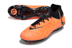 Phantom Luna Elite NU Super A Men's Full Knit Waterproof FG Soccer Shoes - Orange/Black