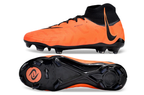 Phantom Luna Elite NU Super A Men's Full Knit Waterproof FG Soccer Shoes - Orange/Black