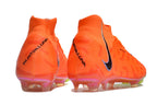 Phantom Luna Elite NU Super A Men's Full Knit Waterproof FG Soccer Shoes - Orange/Black/Green