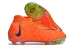 Phantom Luna Elite NU Super A Men's Full Knit Waterproof FG Soccer Shoes - Orange/Black/Green