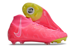 Phantom Luna Elite NU Super A Men's Full Knit Waterproof FG Soccer Shoes - Pink Blast/Volt/White