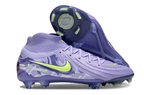 Phantom Luna Elite NU Super A Men's Full Knit Waterproof FG Soccer Shoes - Purple Agate/Barely Volt