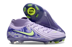 Phantom Luna Elite NU Super A Men's Full Knit Waterproof FG Soccer Shoes - Purple Agate/Green