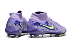 Phantom Luna Elite NU Super A Men's Full Knit Waterproof FG Soccer Shoes - Purple Agate/Green