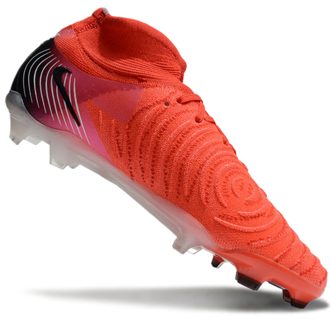 Phantom Luna Elite NU Super A Men's Full Knit Waterproof FG Soccer Shoes - Striking Red/Black