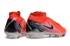 Phantom Luna Elite NU Super A Men's Full Knit Waterproof FG Soccer Shoes - Striking Red/Black