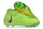 Phantom Luna Elite NU Super A Men's Full Knit Waterproof FG Soccer Shoes - Volt Green/Black