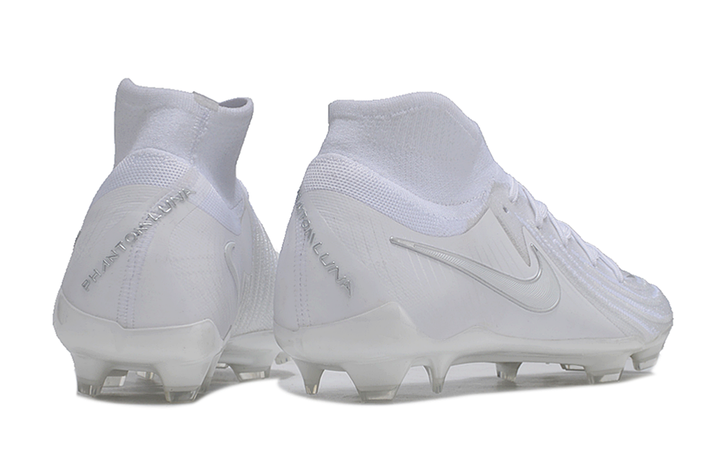 Phantom Luna Elite NU Super A Men's Full Knit Waterproof FG Soccer Shoes - White