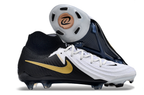 Phantom Luna Elite NU Super A Men's Full Knit Waterproof FG Soccer Shoes - White/Black/Gold