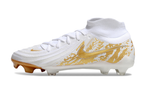 Phantom Luna Elite NU Super A Men's Full Knit Waterproof FG Soccer Shoes - White/Gold