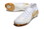 Phantom Luna Elite NU Super A Men's Full Knit Waterproof FG Soccer Shoes - White/Gold