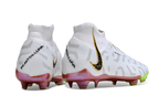 Phantom Luna Elite NU Super A Men's Full Knit Waterproof FG Soccer Shoes - White/Metallic Gold/Black