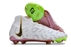Phantom Luna Elite NU Super A Men's Full Knit Waterproof FG Soccer Shoes - White/Metallic Gold/Black