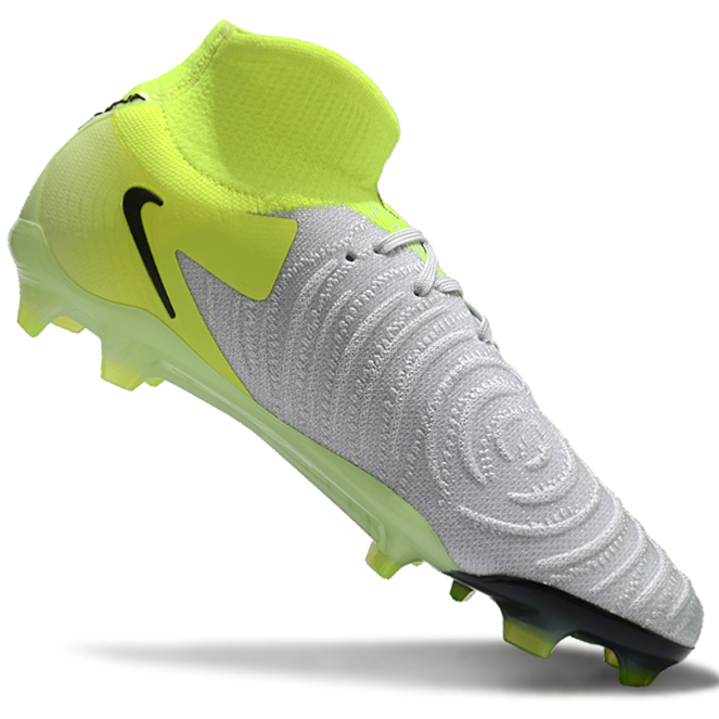 Phantom Luna Elite NU Super A Men's Full Knit Waterproof FG Soccer Shoes - White/Neon Yellow/Black
