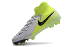 Phantom Luna Elite NU Super A Men's Full Knit Waterproof FG Soccer Shoes - White/Neon Yellow/Black