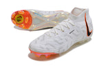 Phantom Luna Elite NU Super A Men's Full Knit Waterproof FG Soccer Shoes - White/Orange/Black