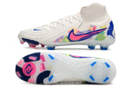 Phantom Luna Elite NU Super A Men's Full Knit Waterproof FG Soccer Shoes - White/Red/Yellow/Blue