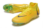 Phantom Luna Elite NU Super A Men's Full Knit Waterproof FG Soccer Shoes - Yellow/Orange//Black/White