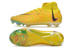 Phantom Luna Elite NU Super A Men's Full Knit Waterproof FG Soccer Shoes - Yellow/Orange//Black/White