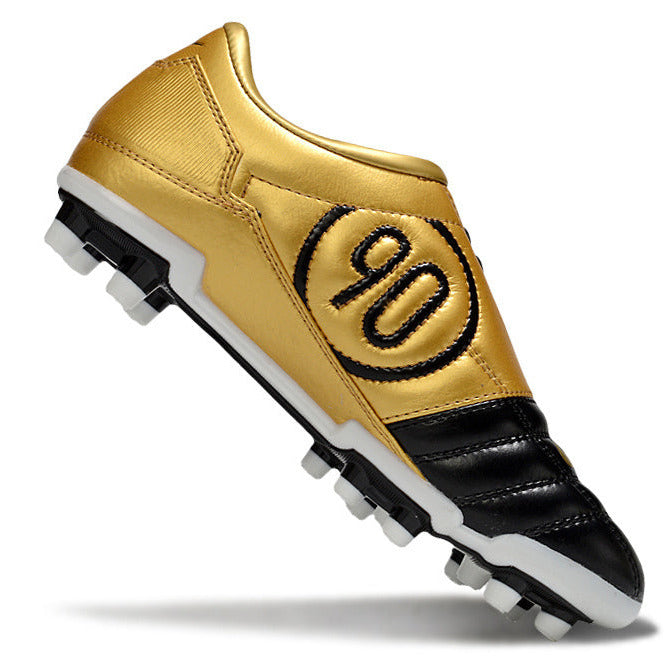 T90 Series Firm Ground FG Soccer Boots - Black/Gold/White